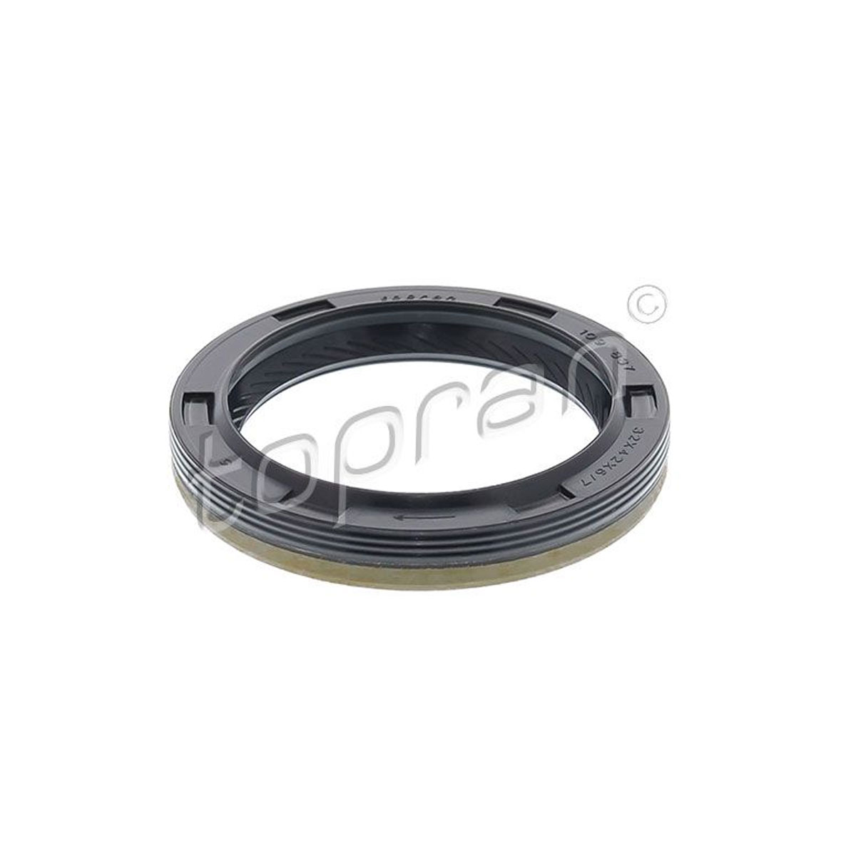A close-up photograph showcasing the Camshaft Seal TOPRAN 036103085H, ensuring engine precision.