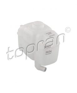 A photograph of the TOPRAN 30741973 Coolant Expansion Tank, vital for regulating engine temperature.
