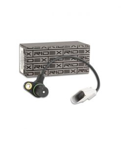 A detailed photograph showcasing the Crankshaft Sensor - RIDEX 06A906433K, essential for engine performance and timing.