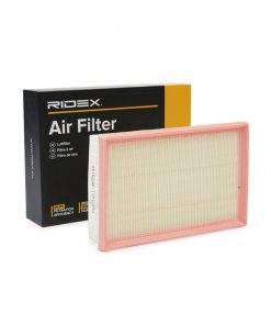 A close-up photograph of the Air Filter RIDEX 13780F83E00, ensuring pure air circulation.