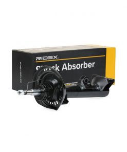 A close-up image showcasing the RIDEX A2043200730 shock absorber-front axle, ensuring smoother rides.